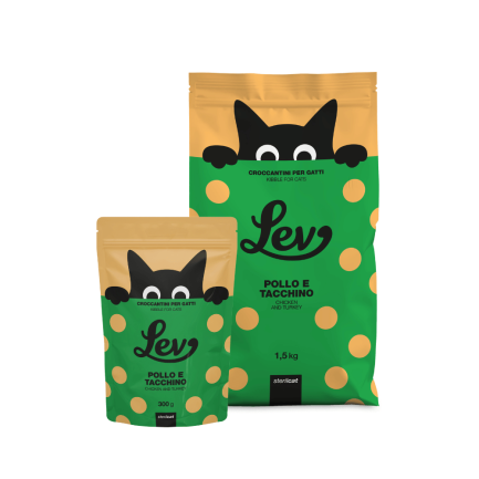 LEV Crocchette Sterilcat Pollo e Tacchino per Gatti Sterilizzati