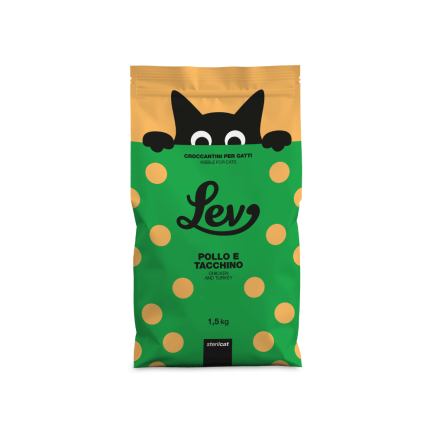 LEV Croquettes Sterilcat Poulet et Dinde pour chats stérilisés