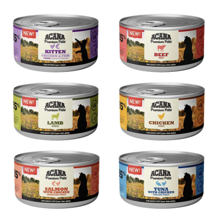Acana Premium Pate Adult Complete Wet Food for Cats