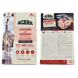 Acana Indoor Entrée Pollo y Pavo Para Gatos Adultos