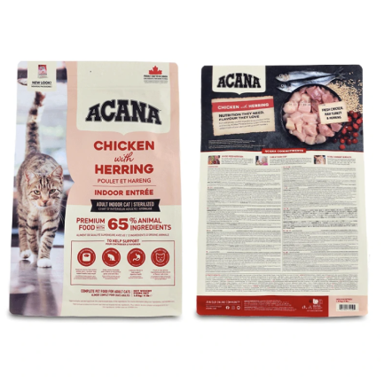 Acana Indoor Entrée Pollo y Pavo Para Gatos Adultos