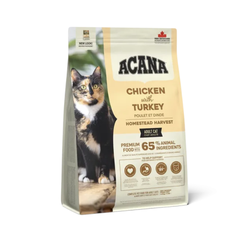 Acana - Acana Adult Cat Homestead Harvest Con Pollo E Tacchino Per Gatti Adulti