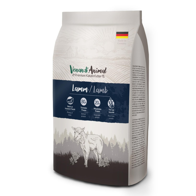 Venandi Animal - Venandi Animal Agnello Cibo Secco Per Gatti img