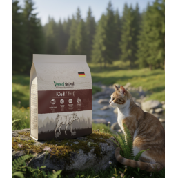 Venandi Animal Manzo Cibo Secco per Gatti