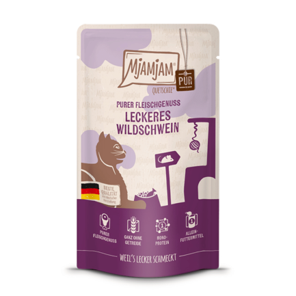 Mjamjam Pur 125 g Croquettes pour chats adultes