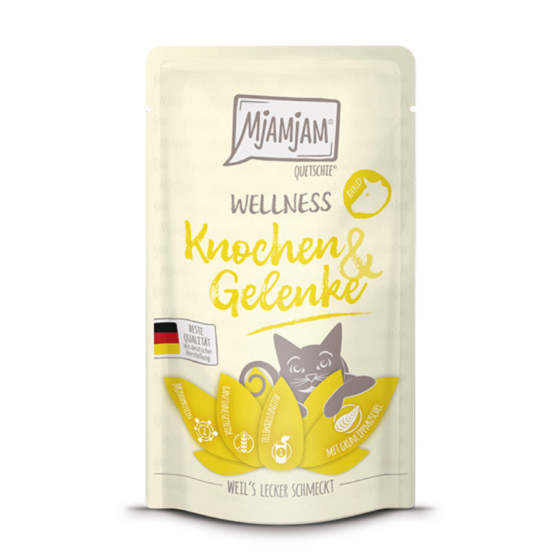 Mjamjam - Mjamjam Wellness Ossa E Articolazioni 125 Gr Bustine Per Gatti Adulti img 0