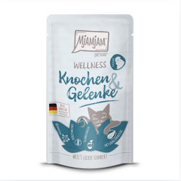 Mjamjam Wellness Huesos y Articulaciones Sobres de 125 g para gatos adultos