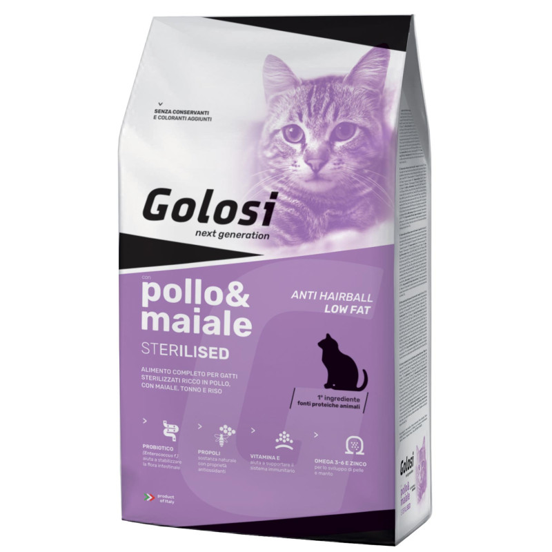 Golosi Pollo e Maiale Sterilised: Recensione e Analisi Nutrizionale