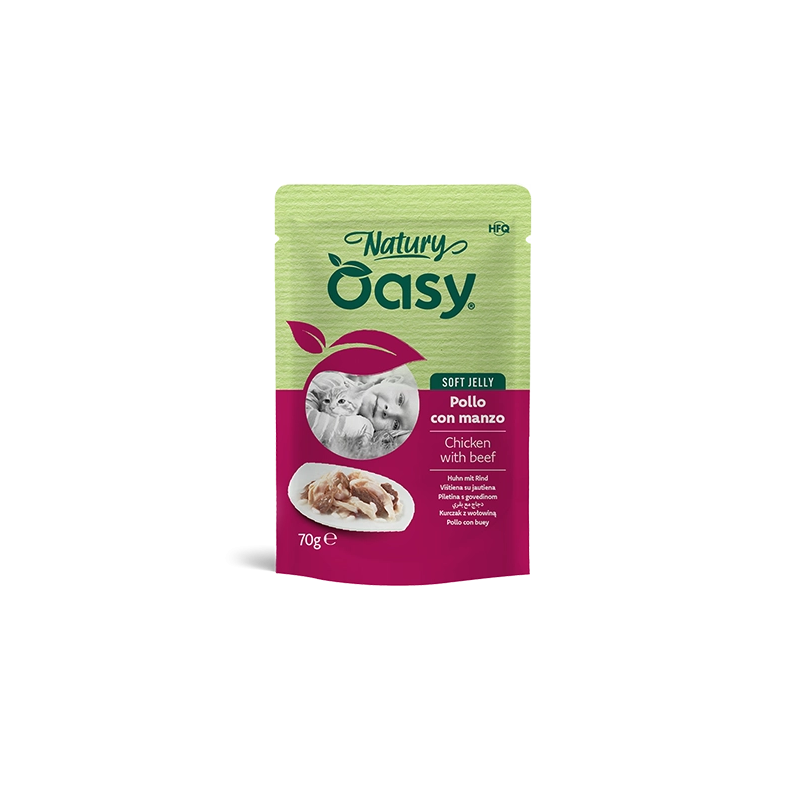 Oasy - Oasy Natury Soft Jelly Cibo Umido Per Gatti Adulti img