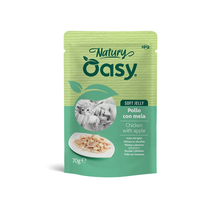Oasy Natury Soft Jelly Katzenfutter für Erwachsene