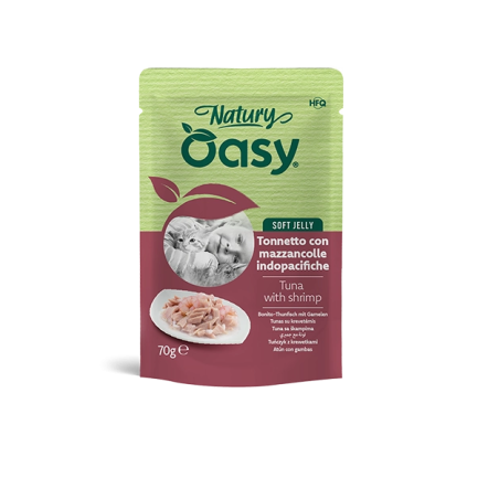 Oasy Natury Jalea Blanda Alimentación Gato Adulto