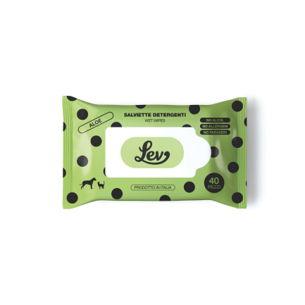 Toallitas higiénicas Lev para perros y gatos