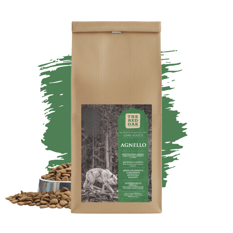 The Red Oak - The Red Oak Agnello Grain Free Per Cani img