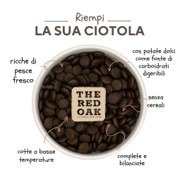 The Red Oak Salmone con Trota Grain Free Per Cani