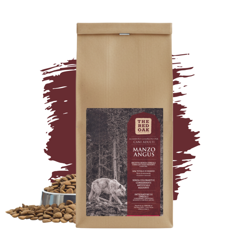 The Red Oak - The Red Oak Manzo Angus Grain Free Per Cani