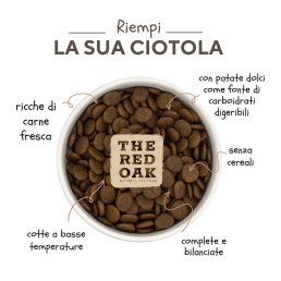 The Red Oak Light Senior Turkey and Blueberries sans céréales pour chiens