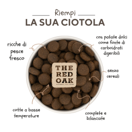 Die Red Oak Forelle und Lachs getreidefrei für große Hunde