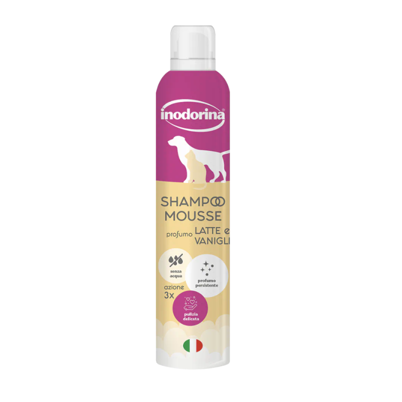 Inodorina - Inodorina Shampoo Mousse A Secco Per Cani E Gatti img