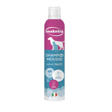 Inodorina Trockenshampoo Mousse für Hunde und Katzen