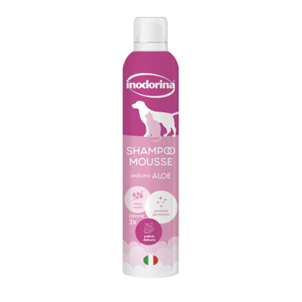 Inodorina Dry Shampoo Mousse for Dogs and Cats