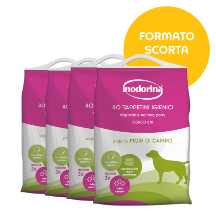 Alfombrillas higiénicas Inodorina Wildflower para perros