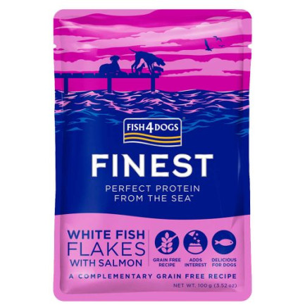 Fish4Dogs Finest Mousse Wet Food for Dogs
