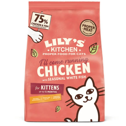 Lily's Kitchen Kitten Kurczak i biała ryba dla kociąt