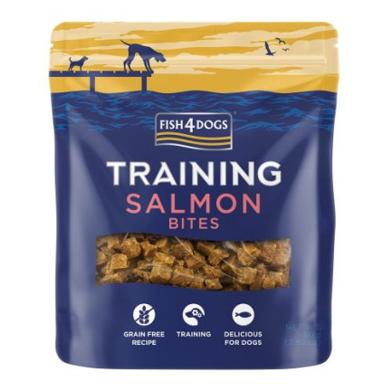 Fish4Dogs Training Salmon Bites Snack Naturali al Salmone per Cani