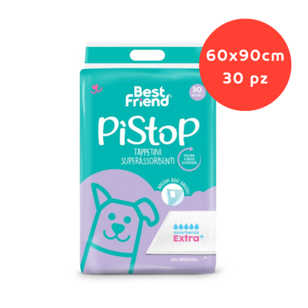 Best Friend PiStop Extra Tappetini Assorbenti con Adesivi per Cani