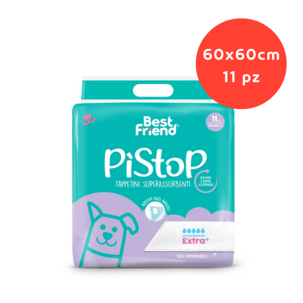 Best Friend PiStop Extra Tappetini Assorbenti con Adesivi per Cani
