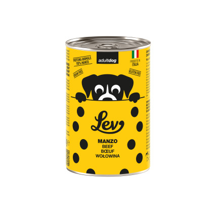 Lev Adult Dog Cibo Umido per Cani Monoproteico
