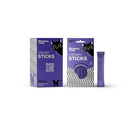 Natural Code Snack Crema per Gatti