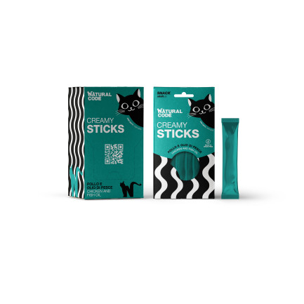 Natural Code Snack Crema per Gatti