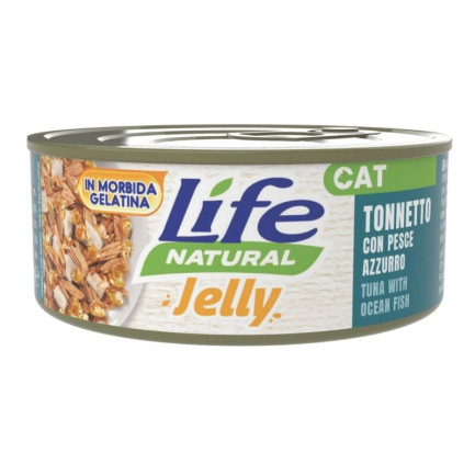 Life Cat Natural Jelly Cibo Umido in Morbida Gelatina per Gatti