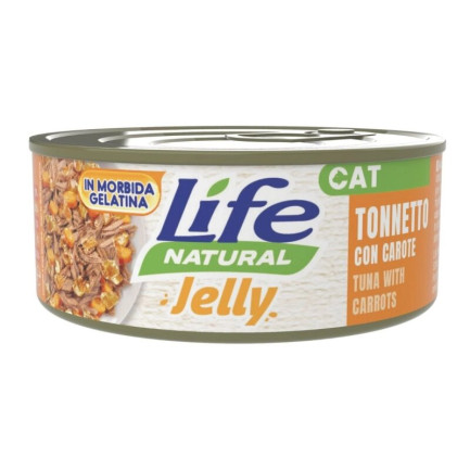 Life Cat Natural Jelly Cibo Umido in Morbida Gelatina per Gatti