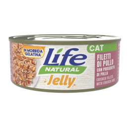 Life Cat Natural Jelly Cibo Umido in Morbida Gelatina per Gatti