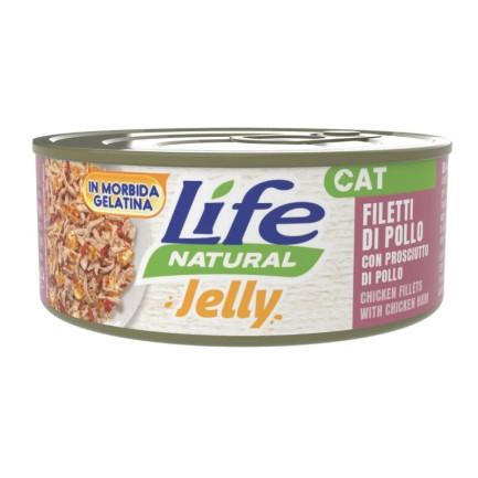 Life Cat Natural Jelly Cibo Umido in Morbida Gelatina per Gatti