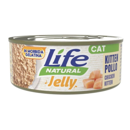 Life Cat Natural Jelly Cibo Umido in Morbida Gelatina per Gatti