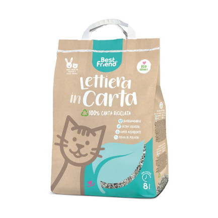 Best Friend Lettiera in Carta per Gatti