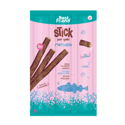 Best Friend Stick per Gatti Snack Morbido con Taurina