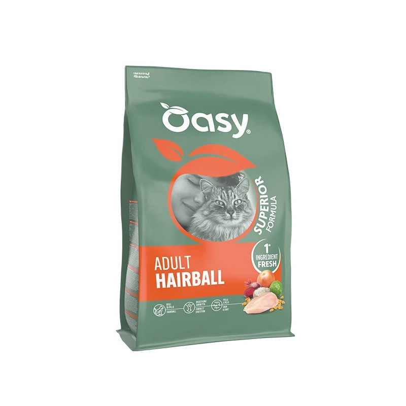 Oasy Superior Adult Hairball Pollo: Recensione e Analisi