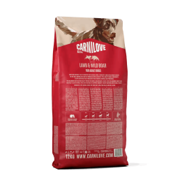Carnilove Croquettes d'agneau et de sanglier pour chiens adultes
