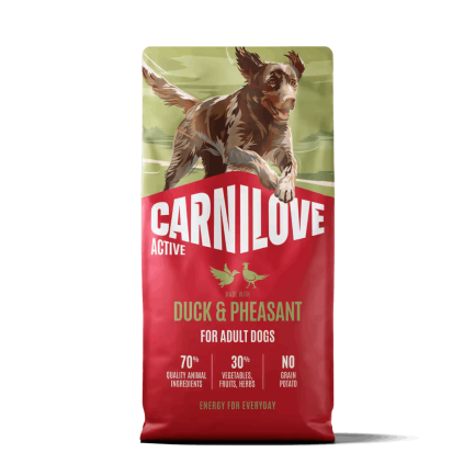 Carnilove Croquettes de canard et de faisan pour chiens adultes
