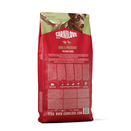 Carnilove Croquettes de canard et de faisan pour chiens adultes