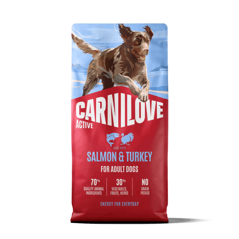 Carnilove Active Salmone e Tacchino: Nutrizione per Cani Sportivi