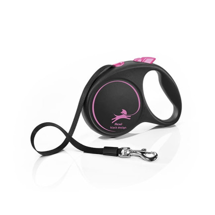 Flexi Black Design Guinzaglio a Corda