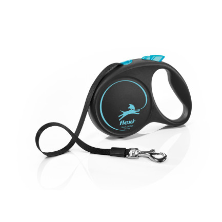 Flexi Black Design Guinzaglio in Fettuccia