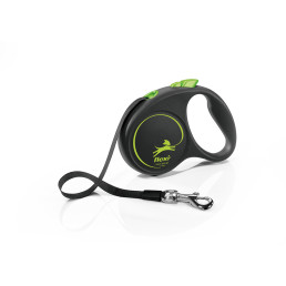 Flexi Black Design Guinzaglio in Fettuccia