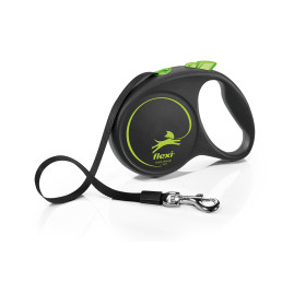 Flexi Black Design Guinzaglio in Fettuccia