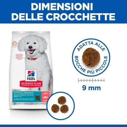 Hill's Science Plan Hypoallergenic Adult al Salmone Alimento Secco per Cani